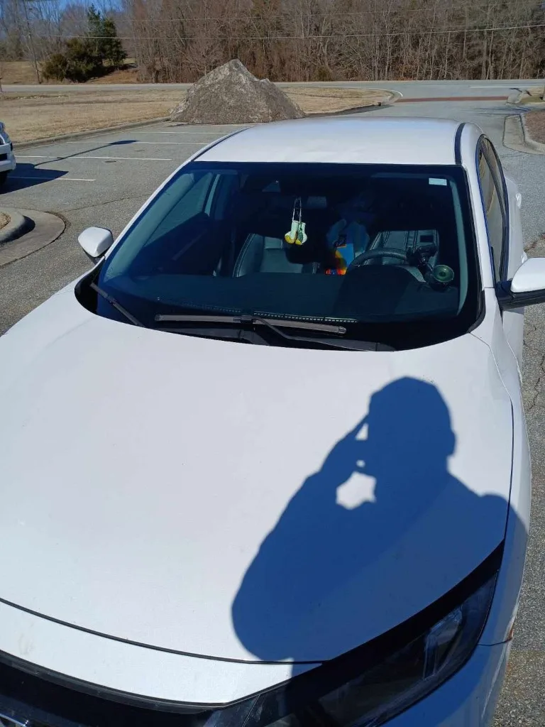 Windshield replacement — sedan
